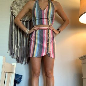 Rainbow set! Fits a small.